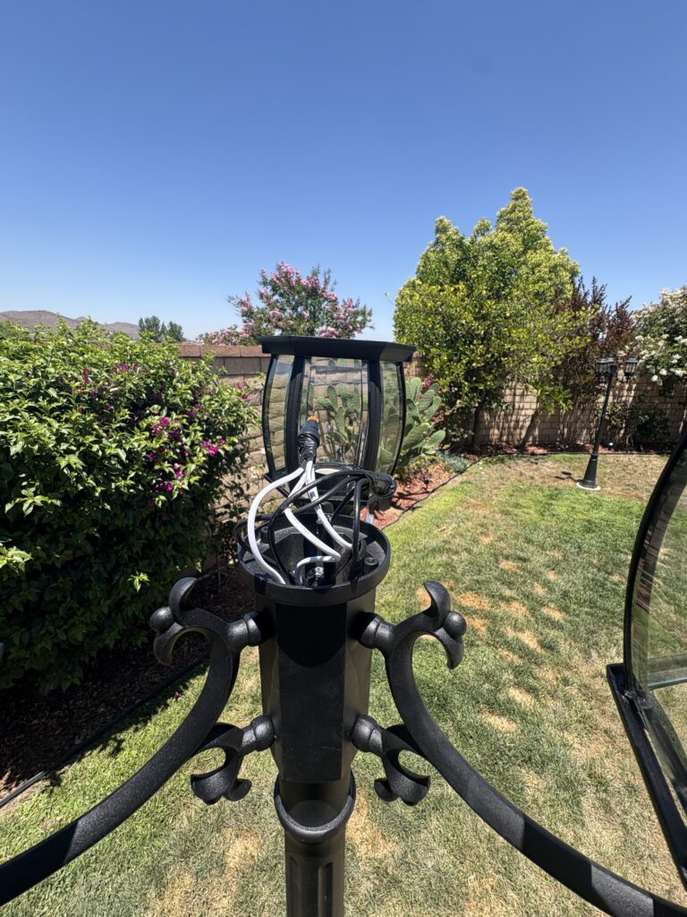 Outdoor Light Post Repair in Menifee — electrical