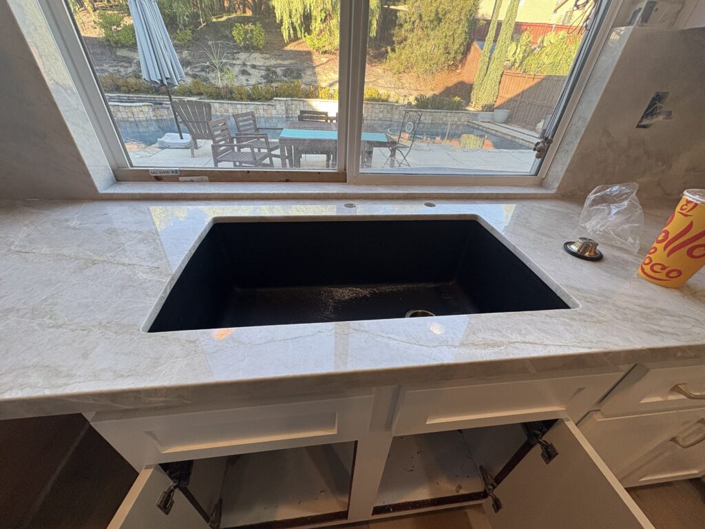 Kitchen Plumbing Installation in Temecula — kitchen drains installation