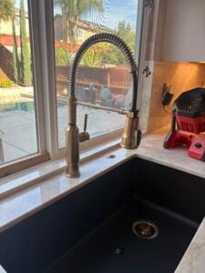 Kitchen Plumbing Installation in Temecula — garbage disposal installation