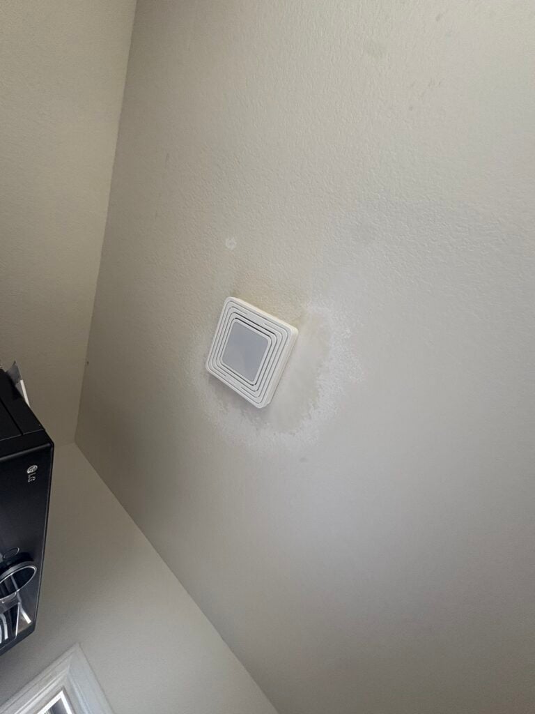 Laundry Exhaust Fan Replacement in Murrieta — fan wiring